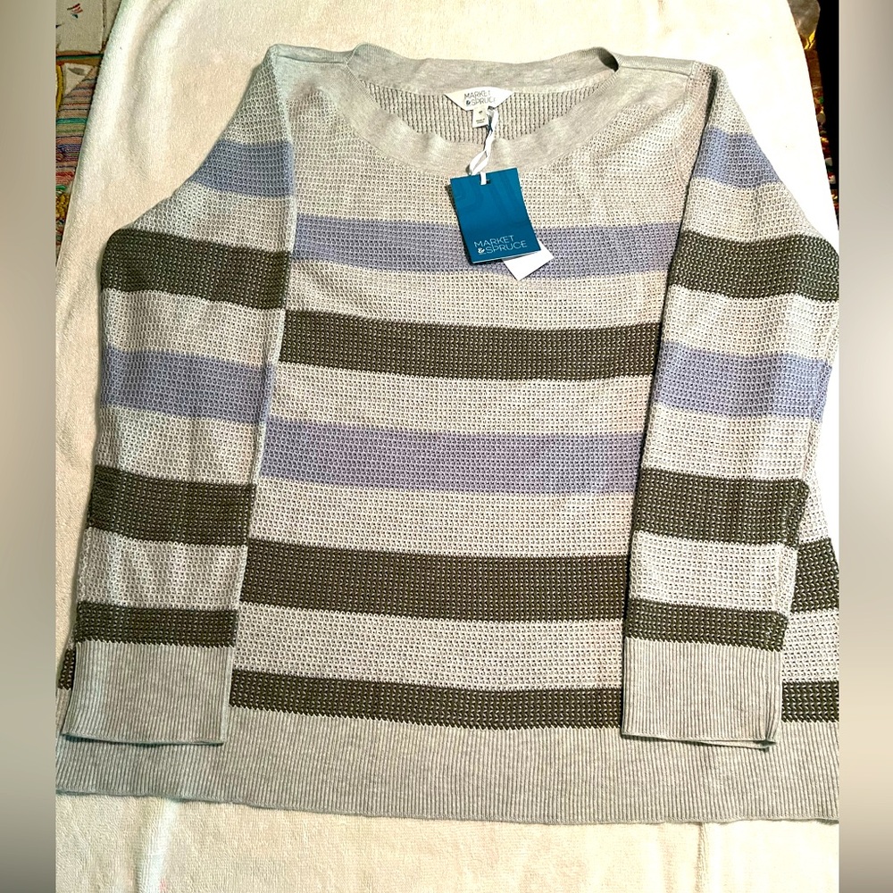 Ladies size XXL Market & Spruce boat neck sweater